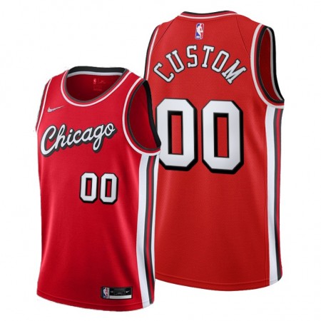 Camisetas Hombre Chicago Bulls Personalizadas Nike 2021-22 City Edition Throwback Swingman